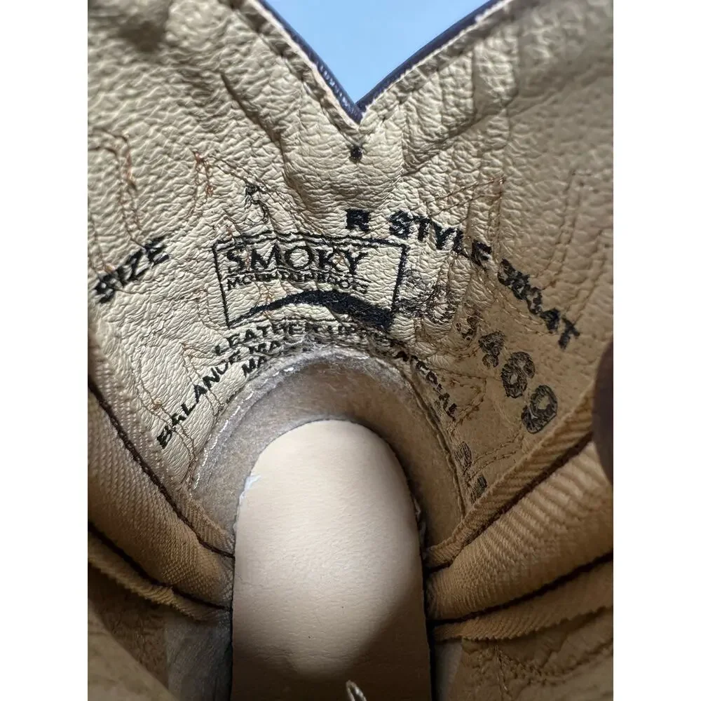 Smoky Mountain Toddler Cowboy Boots Size 5 Brown Distressed Western Leather